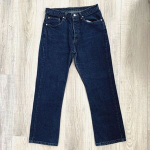 Ralph Lauren Polo Jeans Cropped Boot Cut Cotton Denim Button Fly Blue Womens 12